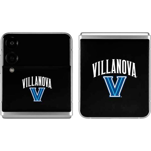 Villanova University V Black Galaxy Z Flip4 5G Skin